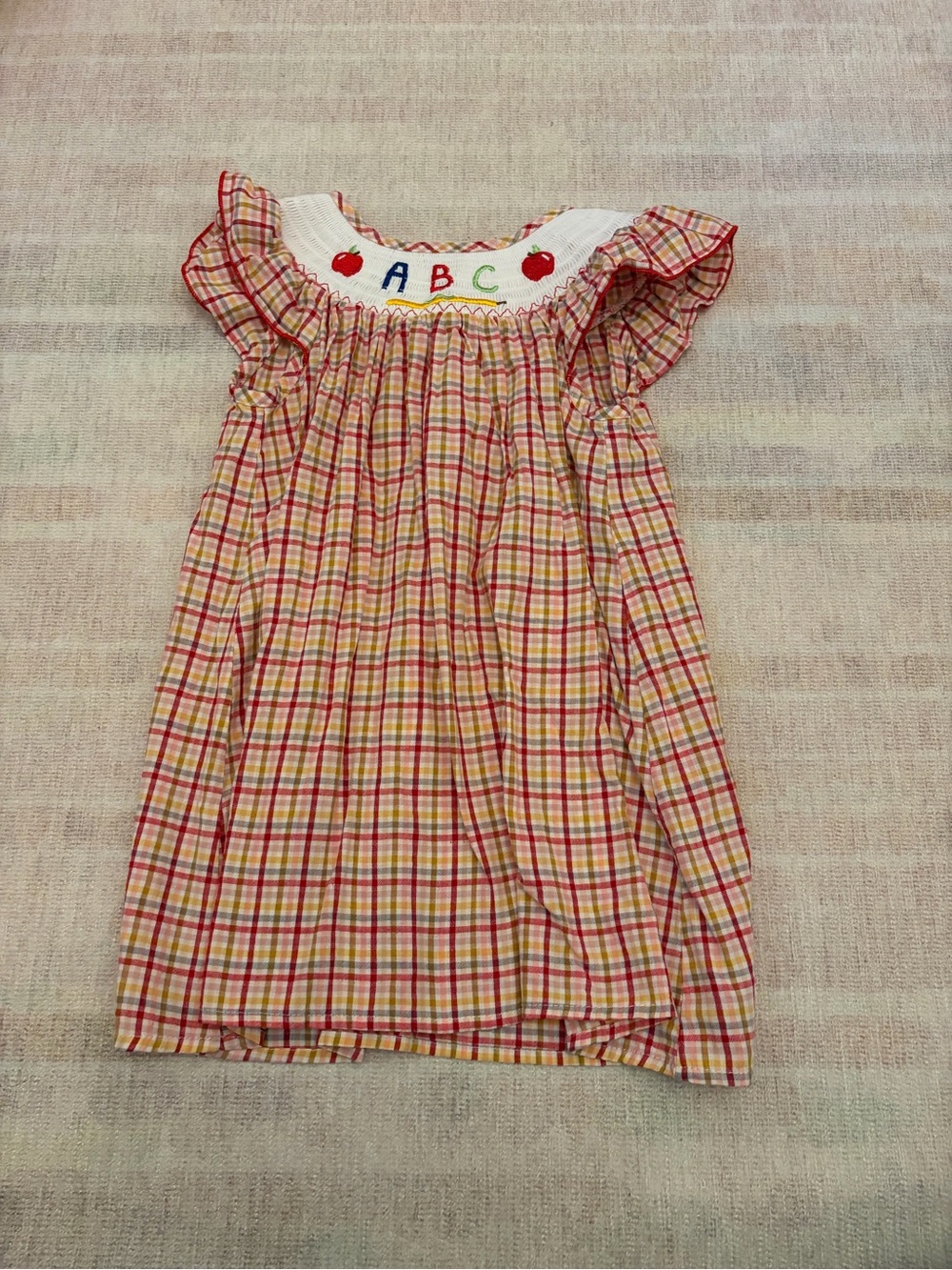 3T ABC Smocked Dress